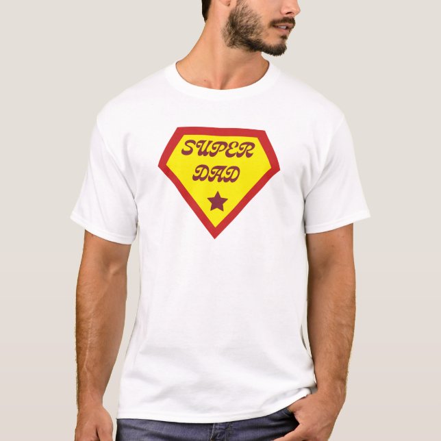 Camiseta super pai  (Frente)