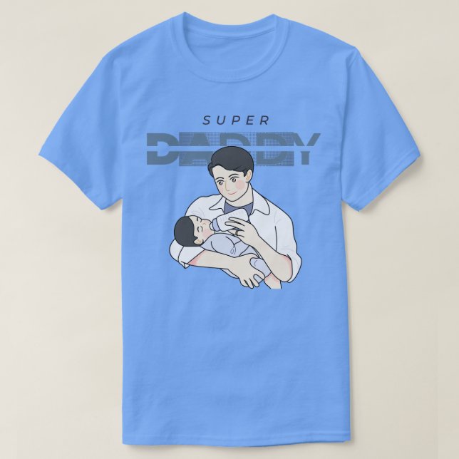 Camiseta Super pai 3 (Frente do Design)