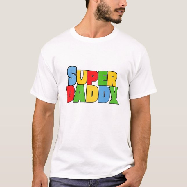 Camiseta Super pai cores super legal (Frente)
