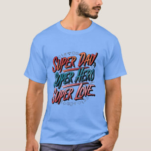 Camiseta Super Pai, dia de os pais engraçado, pai super-her