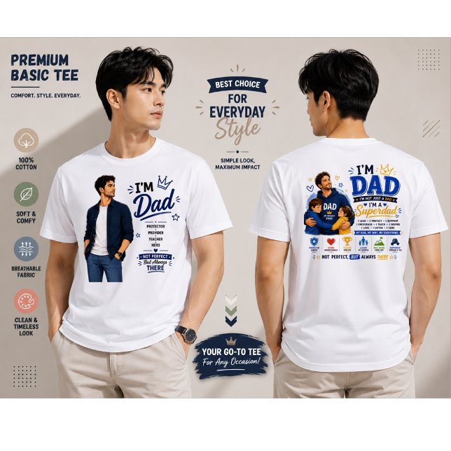 Camiseta Super Pai - Dia dos Pais (Criador carregado)