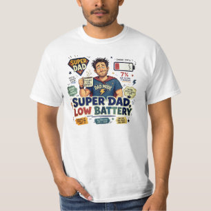 Camiseta Super Pai - Escolha seu tamanho