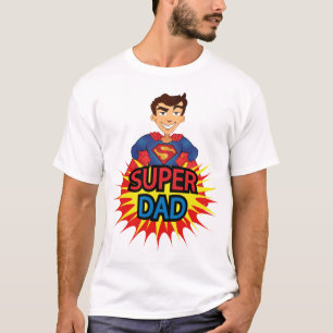 Camiseta Super Pai - Presente no Dia do Pai Engraç