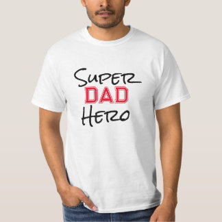 Camiseta Super-pai Super-Herói do Dia do Pai