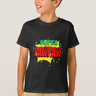 Camiseta Super Papai Tema de Quadrinhos Estilo Super-Herói