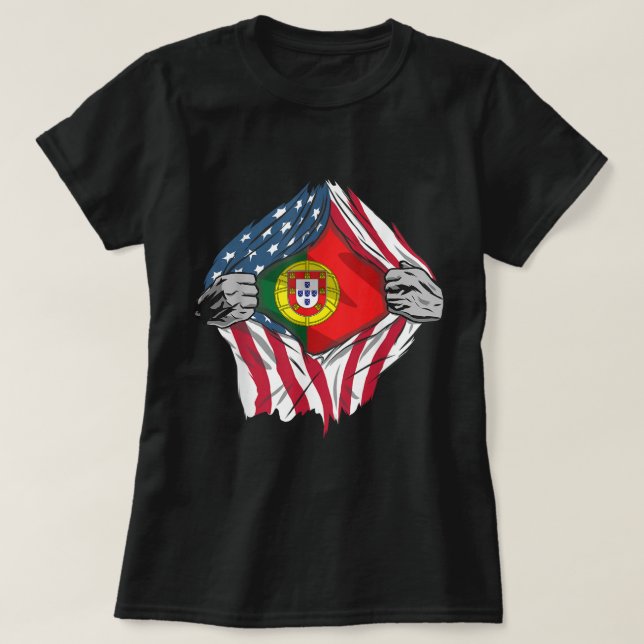 Camiseta Super Patrimônio Português Ortodia Portugal Raízes (Frente do Design)