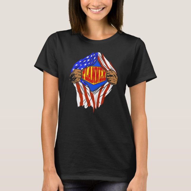 Camiseta Super Planner Hero Job (Frente)