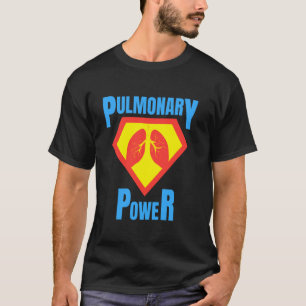Camiseta Super Poder Pulmonar para Terapeutas Respiratórios