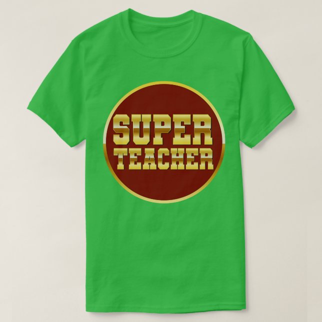 Camiseta Super professor (Frente do Design)
