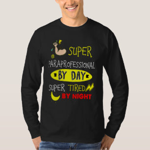 Camiseta Super Professor Por Dia Super Cansado Por Professo