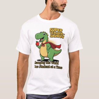 Camiseta Super Professor-Saurus - Professor de Super-Herói 
