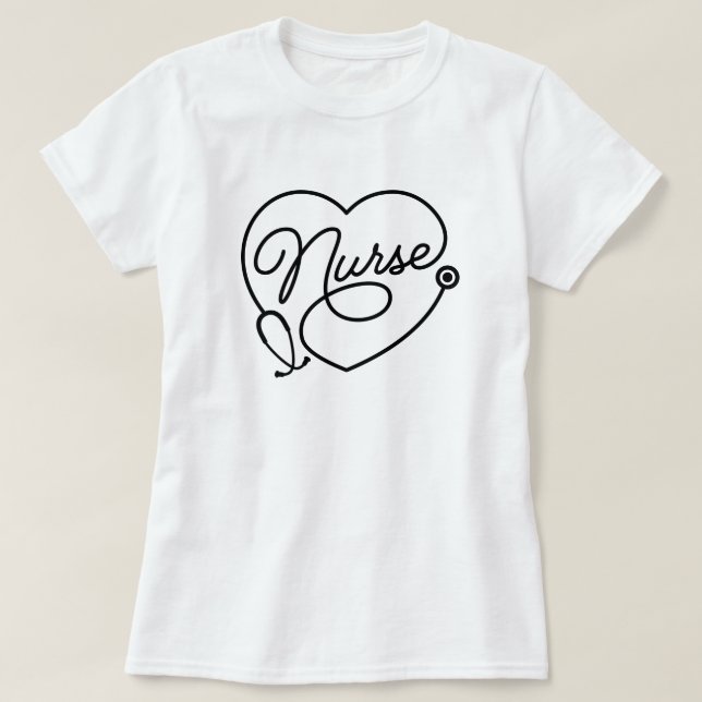 Camiseta Super Scrubs Nome Personalizado Enfermeira Dr T-Sh (Frente do Design)