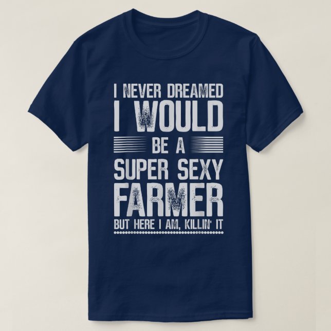 Camiseta Super Sey Farmer Funny Farm  (Frente do Design)