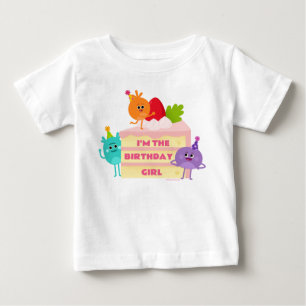Camiseta Super Simples Bolo Bumble Nums - Menina de Anive