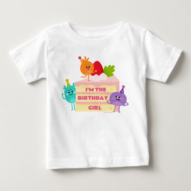 Camiseta Super Simples | Bolo Bumble Nums - Menina de Anive (Frente)
