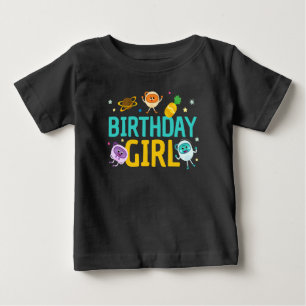 Camiseta Super Simples   Bumble Nums Space Birthday