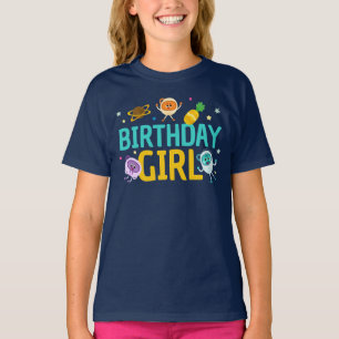 Camiseta Super Simples   Bumble Nums Space Birthday