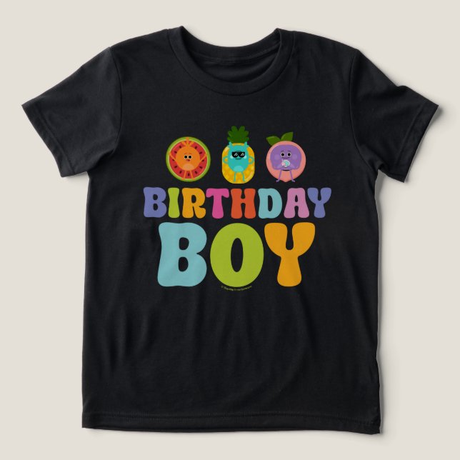 Camiseta Super Simples | Bumble Nums Summer Birthday Boy (Design frontal)