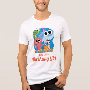 Camiseta Super Simples Finny, o Aniversário do Tubarão Co