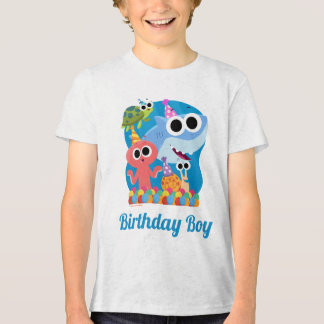 Camiseta Super Simples | Finny, o Aniversário do Tubarão Co