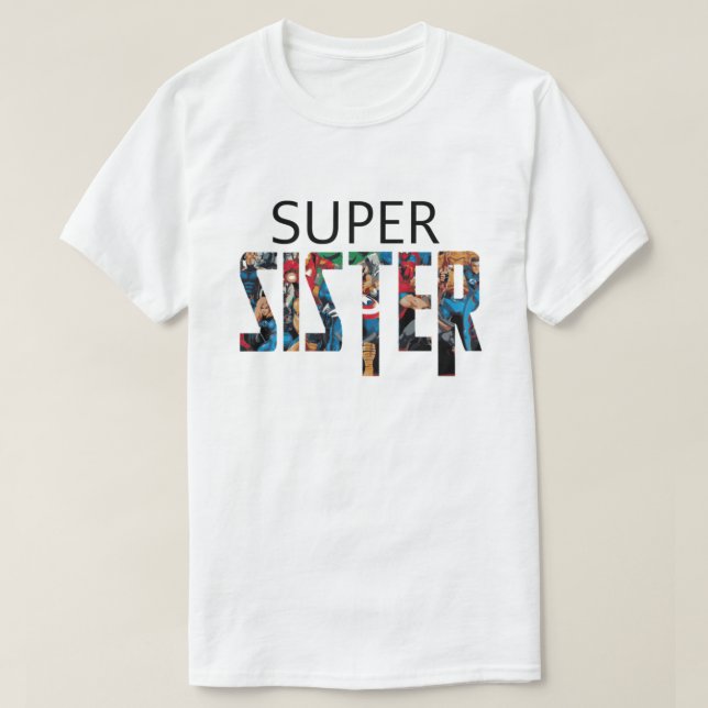 Camiseta Super sister (Frente do Design)