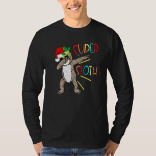 Camiseta Super Sloth Super Herói Dançando Dança Mover Dab P