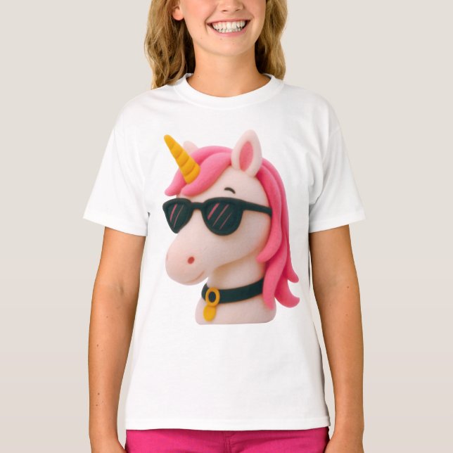 Camiseta super soft unicorn-style plush style (Frente)