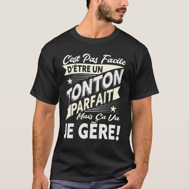 Camiseta Super Tonton Perfeito Tio Humor (Frente)