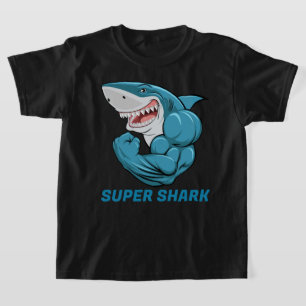Camiseta Super Tubarão Infantil