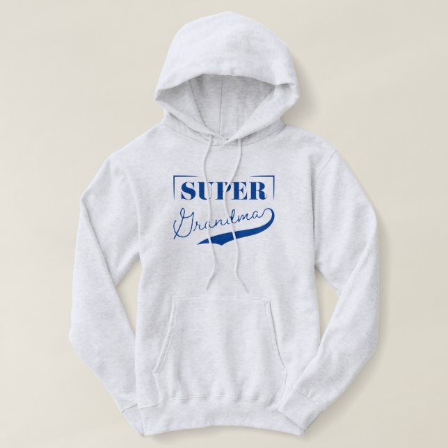 Camiseta Super vovó (Frente do Design)