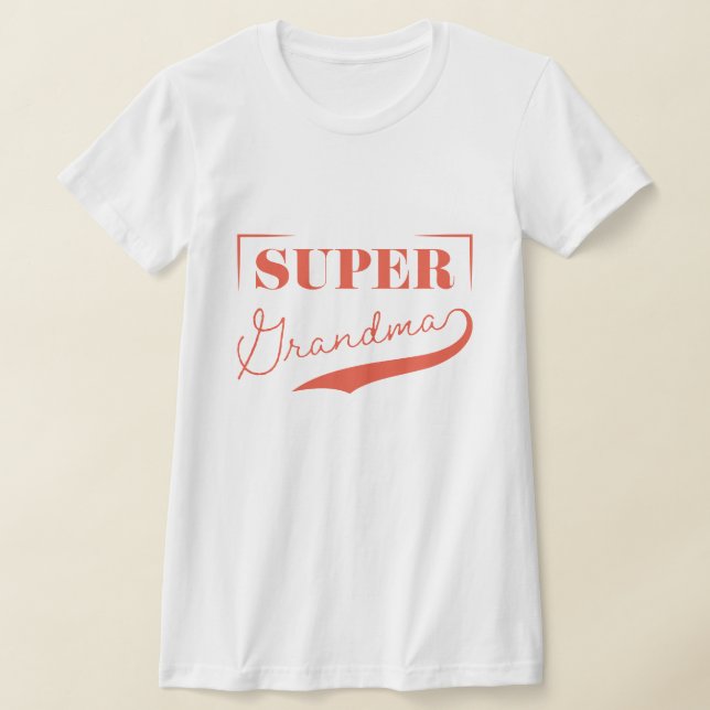 Camiseta Super vovó (Postura )