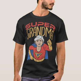 Camiseta Super vovó Engraçado Vovó galope apostar
