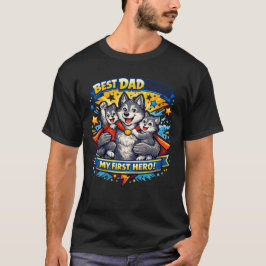 Camiseta Super Wolf Dad – My First Hero