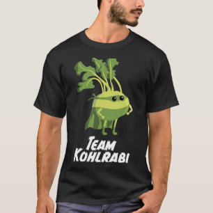 Camiseta Superalimentação Vegetal De Kohlrabi Para Vegans E