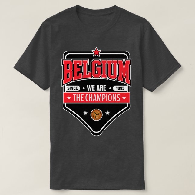Camiseta SuperBadge da Bélgica (Frente do Design)