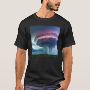 Camiseta Supercélula Tunderstorm Rainstorm Tornado Clima P