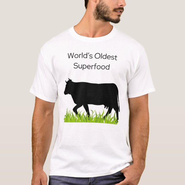 Camiseta Supercomida mais antiga do mundo (Frente)