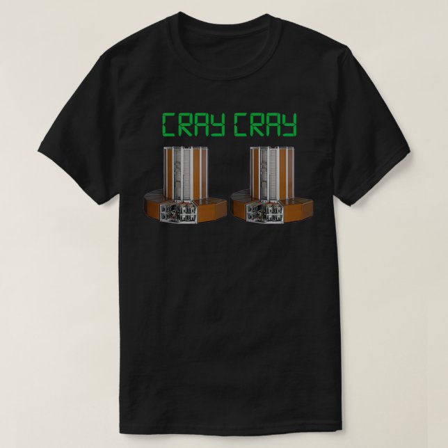Camiseta Supercomputador Cray Cray1 (Frente do Design)