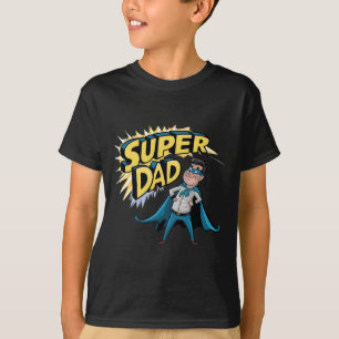Camiseta Superdad Funny Pai Super Herói Presente Figurino P