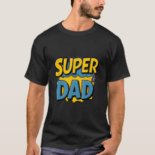 Camiseta Superdad Funny Super Herói Pai Design Costume Para