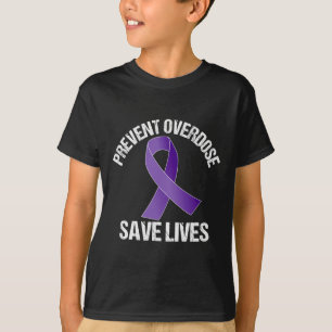 Camiseta Superdose Salva Vidas Conscientização sobre Opioid