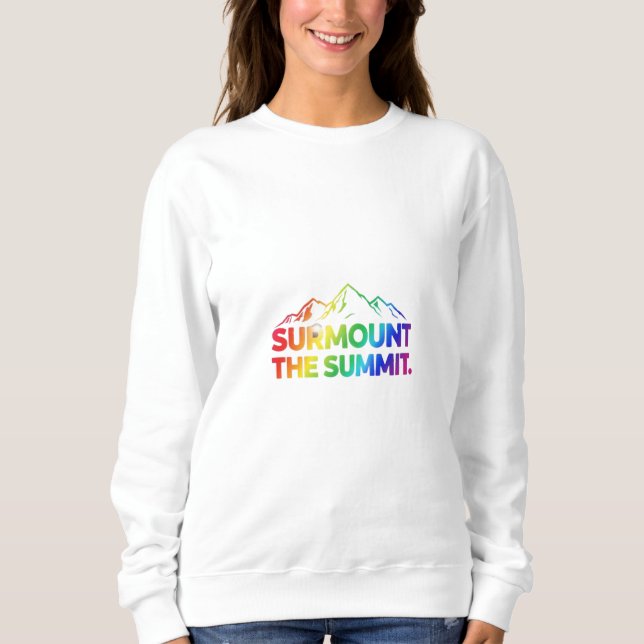Camiseta Supere a cimeira" (Frente)