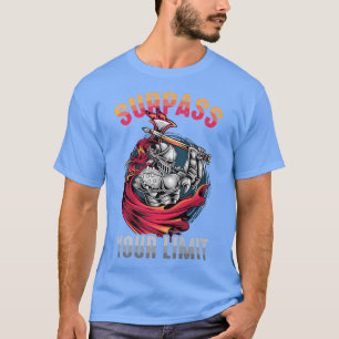 Camiseta Supere seu limite Anime Ninjas Manga Samurais P