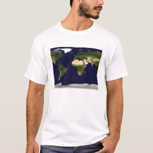 Camiseta Superfície da Terra, Água Profunda e Topogra Sombr
