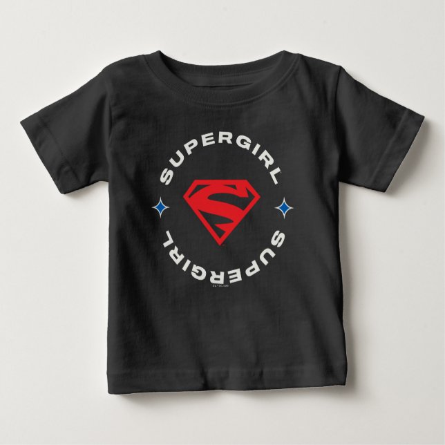 Camiseta Supergirl Age de Heroes Circle S-Shield (Frente)