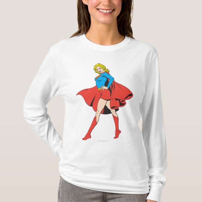 Camiseta Supergirl Ataca uma Alça (Frente)
