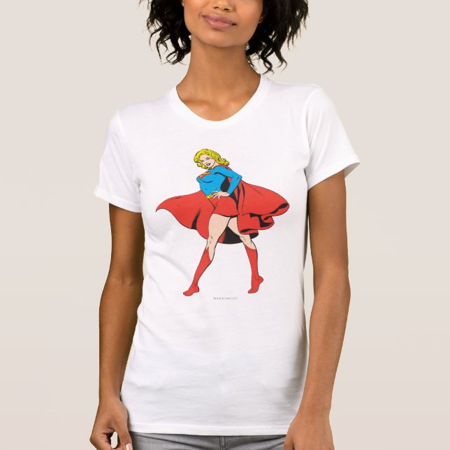 Camiseta Supergirl Ataca uma Alça (Frente)