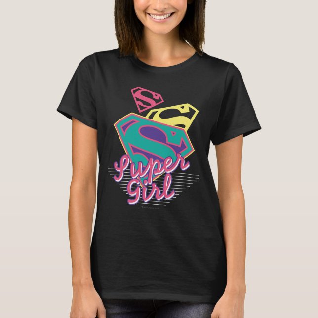 Camiseta Supergirl Cursive (Frente)