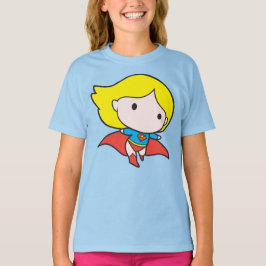 Camiseta Supergirl de Chibi de Dois Lados
