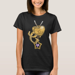 Camiseta Supergirl Dourado Locket